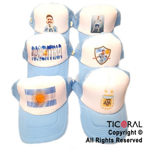 SOMBRERO VISERA IMPRESO ARGENTINA CAP x 1
